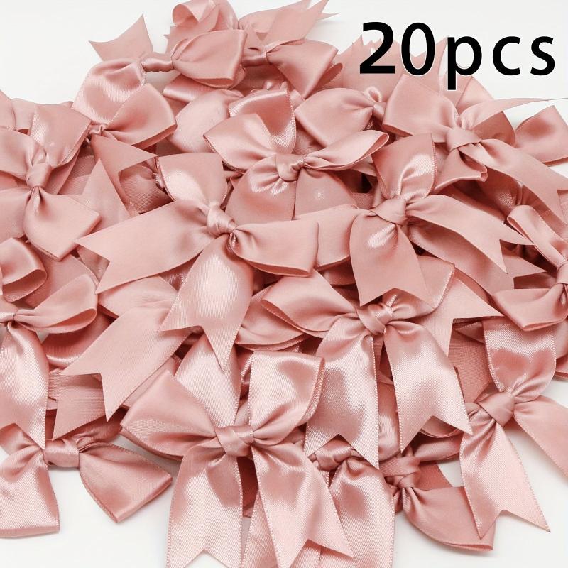 20pcs Satin Ribbon Bows For Weddings Crafts And Decor