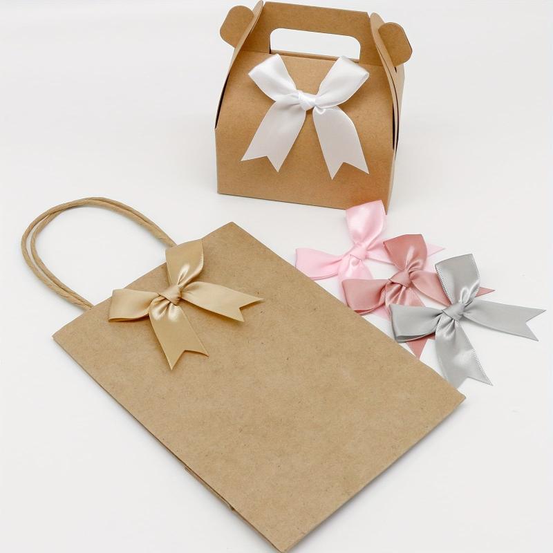 20pcs Satin Ribbon Bows For Weddings Crafts And Decor