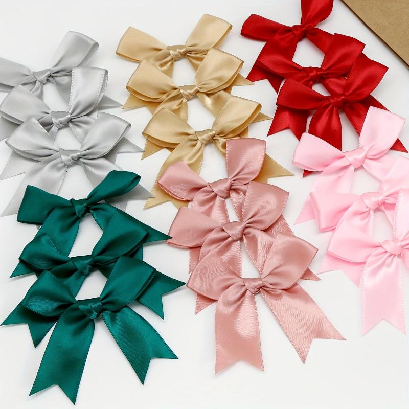 20pcs Satin Ribbon Bows For Weddings Crafts And Decor