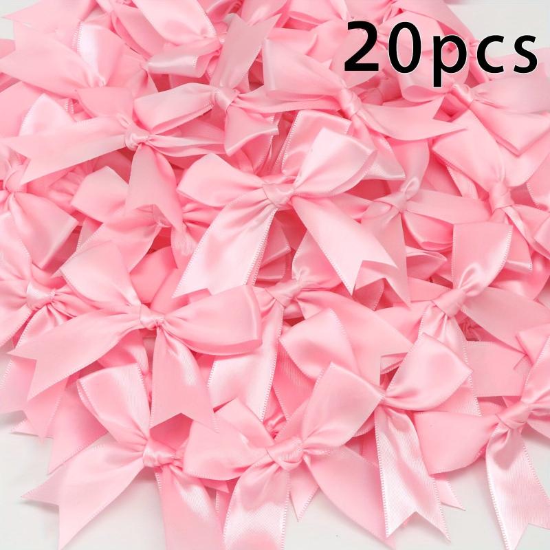 20pcs Satin Ribbon Bows For Weddings Crafts And Decor