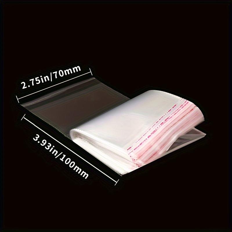 100pcs Self adhesive Bags Opp Self adhesive Self adhesive Strip Bags