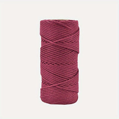 67 Meter Colorful Twisted Rope Cotton Yarn For Wall Hanging Plant Hanger