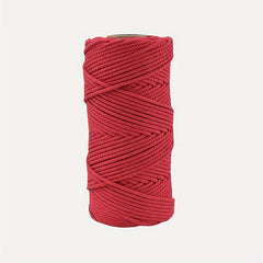 67 Meter Colorful Twisted Rope Cotton Yarn For Wall Hanging Plant Hanger