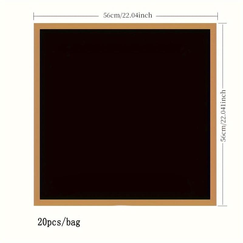 20sheets Golden Edge Flower Wrapping Paper, Waterproof Florist Films