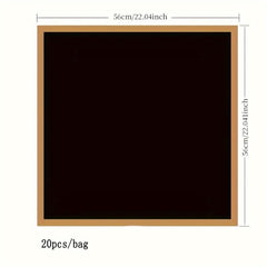 20sheets Golden Edge Flower Wrapping Paper, Waterproof Florist Films