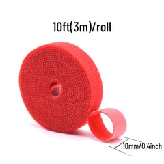 Reusable Hook & Loop Straps 6 Colors Fastening Tape Organizer