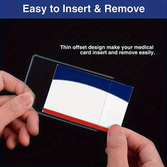 Waterproof Medical Card Holder Protective Case 20pcs