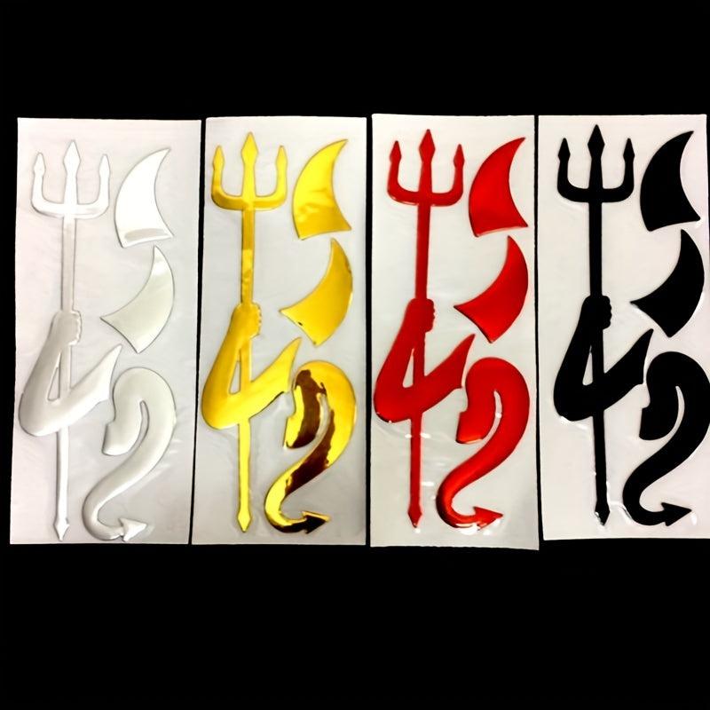 3D Devil Car Sticker Custom Demon Stickers Horns Car Styling Car Accessories