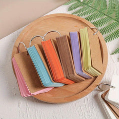 6pcs Colored Blank Card Memo Book with 50 Inner Pages