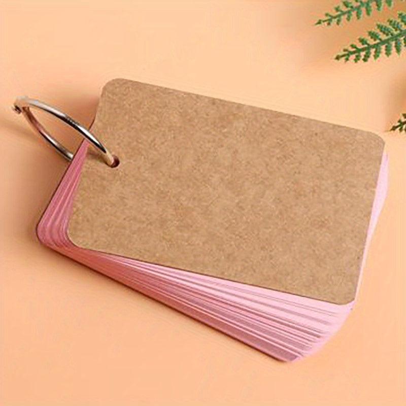 6pcs Colored Blank Card Memo Book with 50 Inner Pages