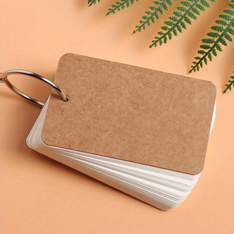 6pcs Colored Blank Card Memo Book with 50 Inner Pages