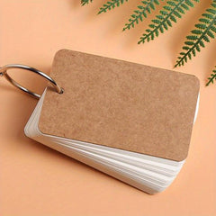 6pcs Colored Blank Card Memo Book with 50 Inner Pages