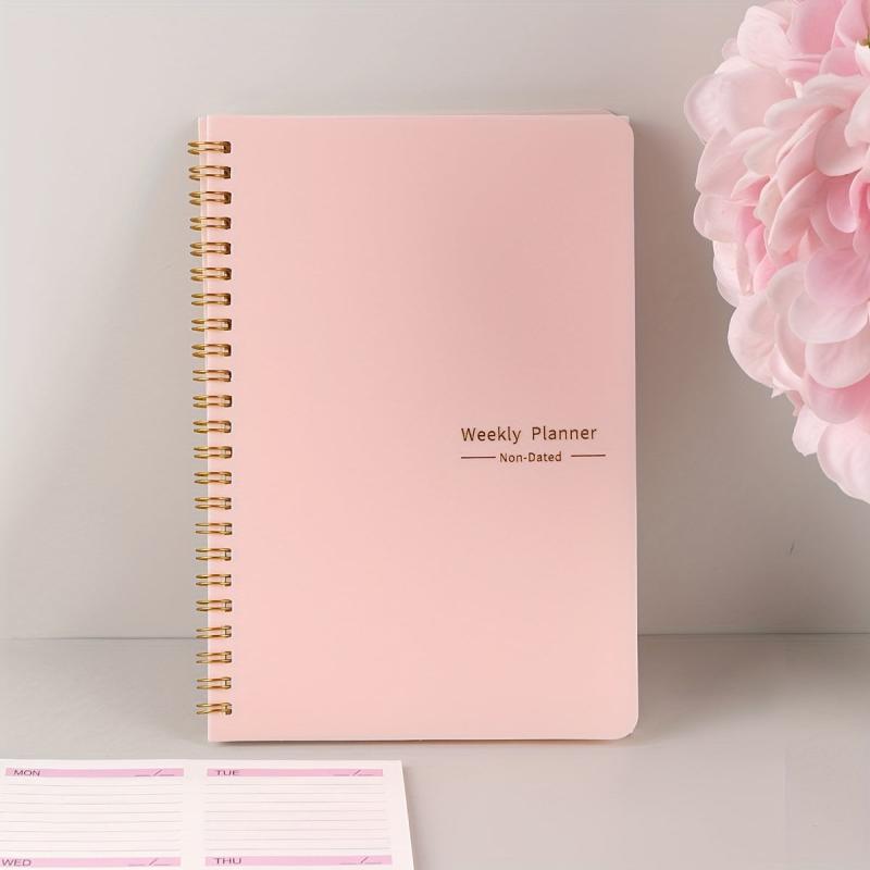 A5 Weekly Planner English Schedule Book