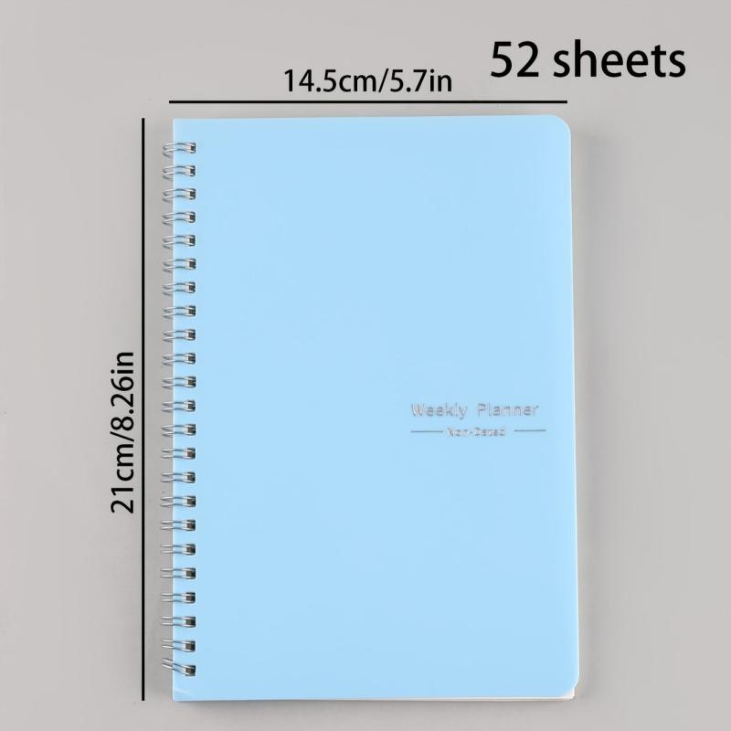 A5 Weekly Planner English Schedule Book
