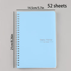 A5 Weekly Planner English Schedule Book