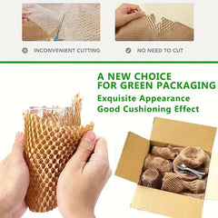 Honeycomb Packing Paper - Ideal for Moving, Wrapping, Packages & Flower Bouquets