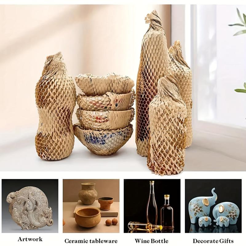 Honeycomb Packing Paper - Ideal for Moving, Wrapping, Packages & Flower Bouquets
