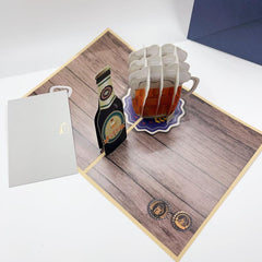 3D Pop Up Father's Birthday Card For Husband Boyfriend