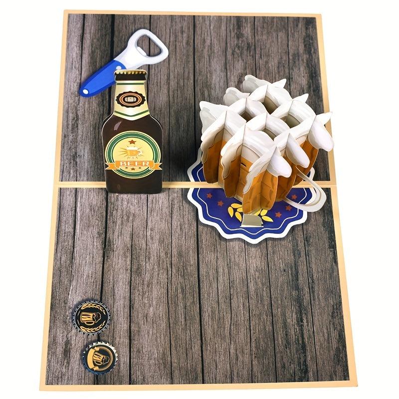 3D Pop Up Father's Birthday Card For Husband Boyfriend