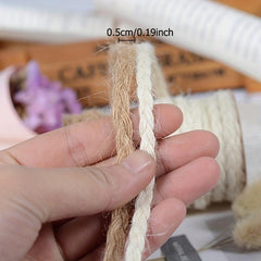 Natural Jute Rope Cord for Home Decor and Weddings