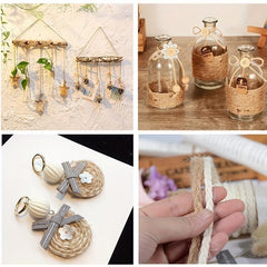 Natural Jute Rope Cord for Home Decor and Weddings