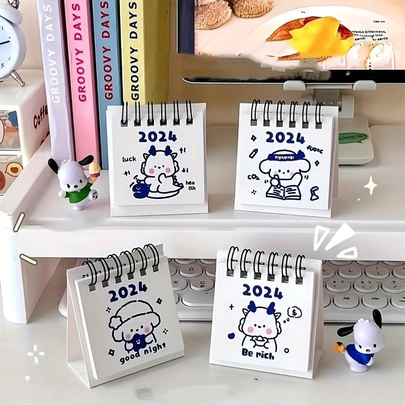 1pc Lucky Dragon Series Mini Student Desktop Calendar