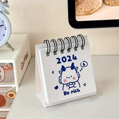 1pc Lucky Dragon Series Mini Student Desktop Calendar