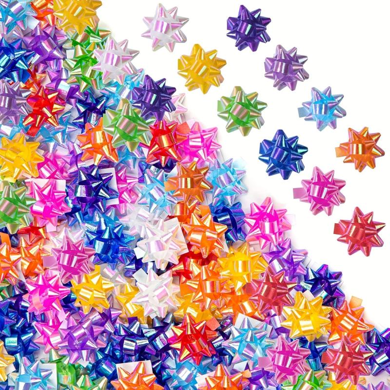 150pcs Valentines Bright Bows For Gift Wrapping 2 54 Cm Mini Gift Wrap Bows