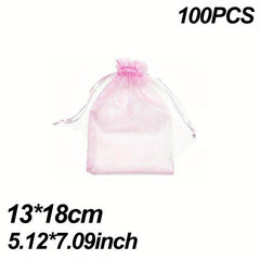 Organza Bag Sheer Bags Jewellery Wedding Candy Gift Makeup Favor Bags