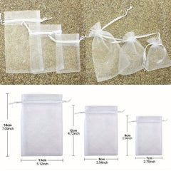 Organza Bag Sheer Bags Jewellery Wedding Candy Gift Makeup Favor Bags