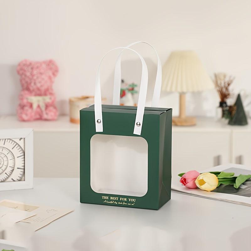 10pcs Transparent Hand-held Bridesmaid Gift Bag