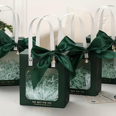 10pcs Transparent Hand-held Bridesmaid Gift Bag