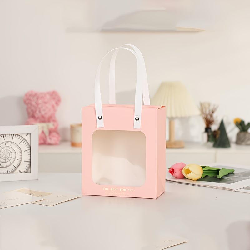 10pcs Transparent Hand-held Bridesmaid Gift Bag