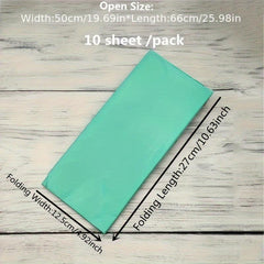 10 Sheets Tissue Paper 49x65 DIY Craft Flowers Gift Wedding Party Decoration