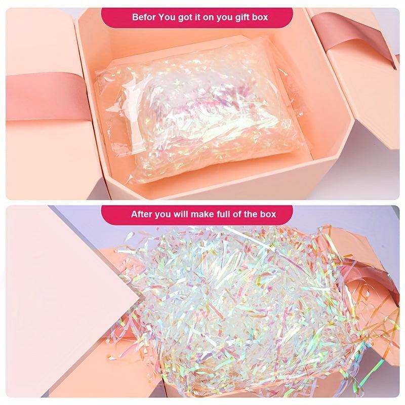 50 100g Iridescent Film PP Hamper Shreds For Gift Wrapping
