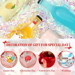 50 100g Iridescent Film PP Hamper Shreds For Gift Wrapping