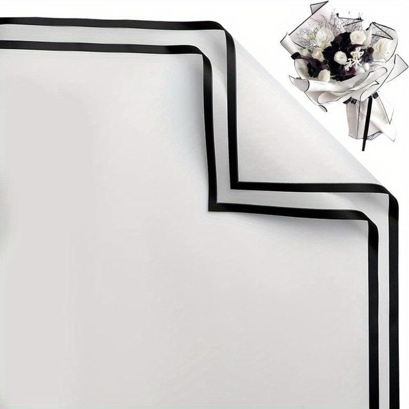 20 Sheets Flower Wrapping Paper Waterproof Bouquet Supplies 58.42 x 58.42 cm