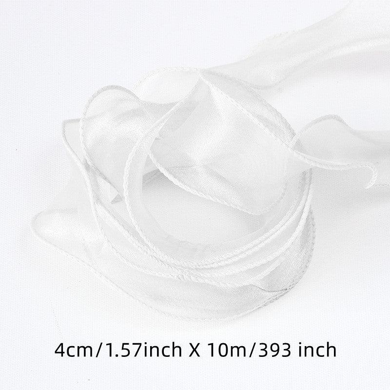 10m Fishtail Yarn Gift Ribbons Flower Bouquet Packaging 57in Width