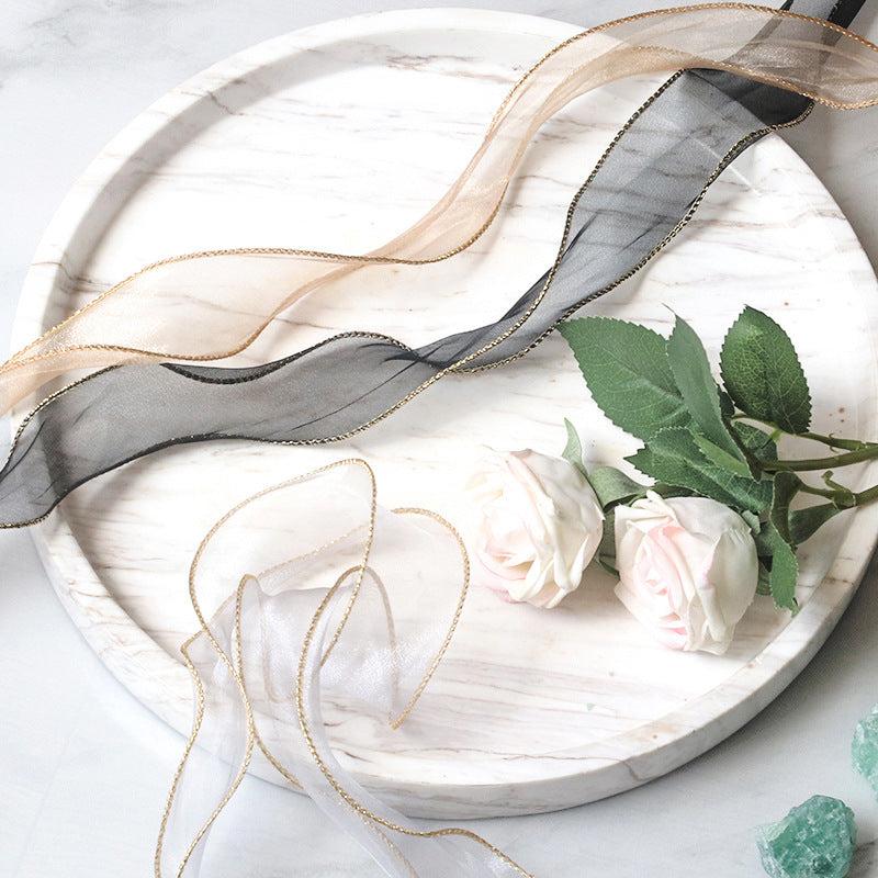 10m Fishtail Yarn Gift Ribbons Flower Bouquet Packaging 57in Width
