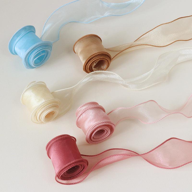 10m Fishtail Yarn Gift Ribbons Flower Bouquet Packaging 57in Width