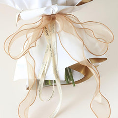 10m Fishtail Yarn Gift Ribbons Flower Bouquet Packaging 57in Width