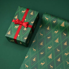 1pc Santa Claus Wrapping Paper Navidad Party Favors