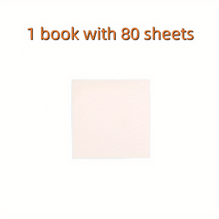 80 Sheets Tearable Sticky Notes Checkered Memo Pad