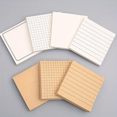 80 Sheets Tearable Sticky Notes Checkered Memo Pad