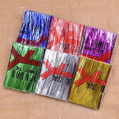 800pcs Metallic Twist Ties for Bags Lollipop Candy Party