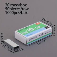 1000pcs Staples Office School Home Supplies Back To School Gift Stationery