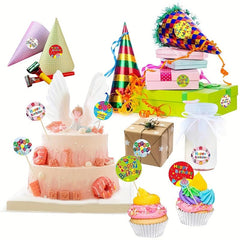 500pcs Birthday Self-adhesive Sticker Label Holiday Gift Decorative Seal Sticker