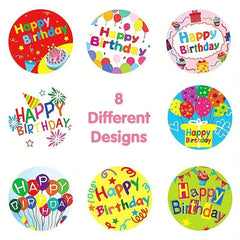 500pcs Birthday Self-adhesive Sticker Label Holiday Gift Decorative Seal Sticker