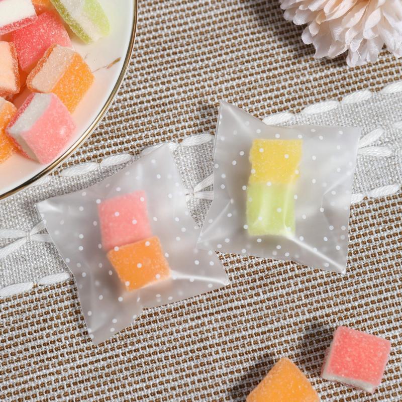 100pcs Clear Self Sealing Cellophane Christmas Cookie Candy Treat Bags