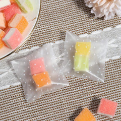 100pcs Clear Self Sealing Cellophane Christmas Cookie Candy Treat Bags